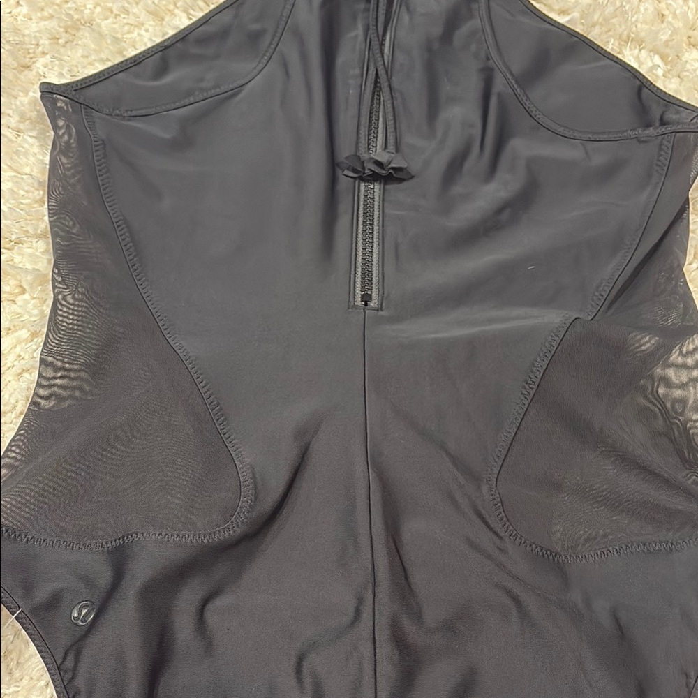 Lululemon Black Salty Swim Front Racer - Picture 5 of 5